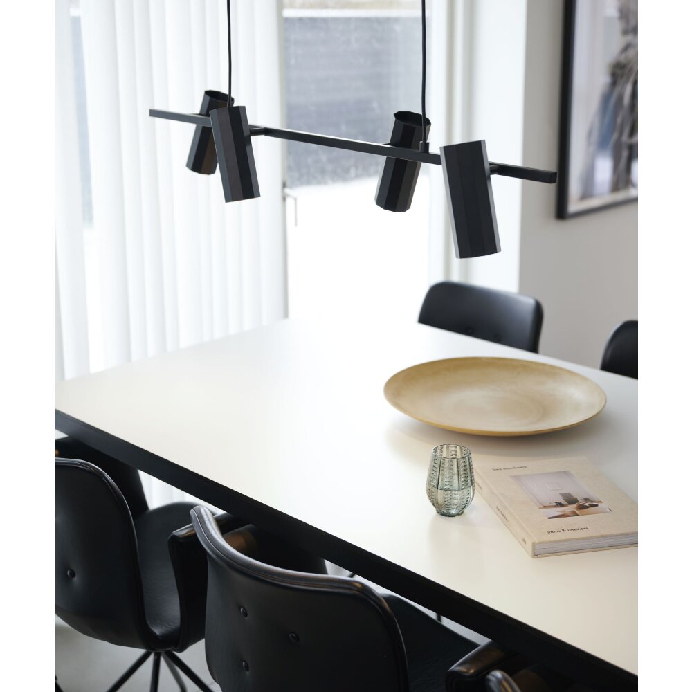 Nordlux ALANIS Pendelleuchte Schwarz, 4-flammig main product photo
