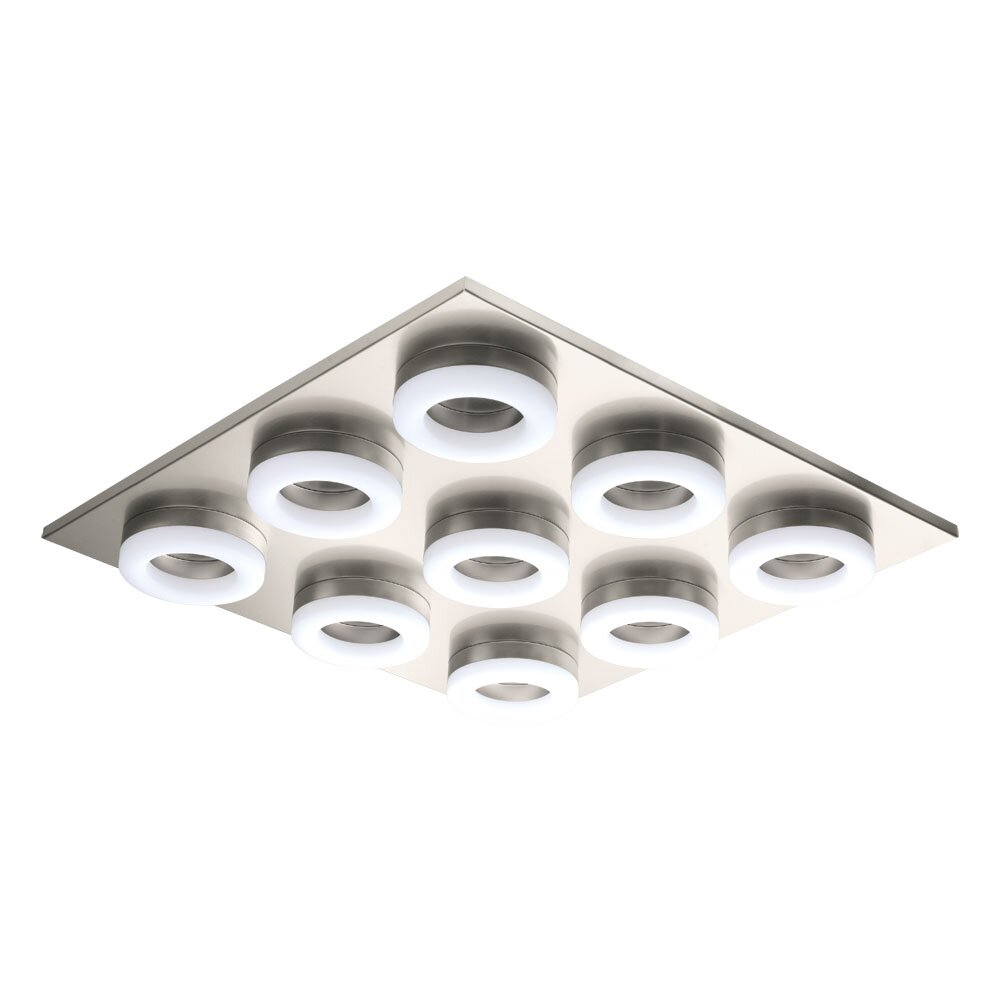 Eglo Leuchten PALENA Deckenleuchte LED Nickel-Matt, 9-flammig main product photo