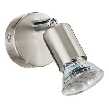 Eglo Leuchten MINI Wandleuchte LED Nickel-Matt, 1-flammig