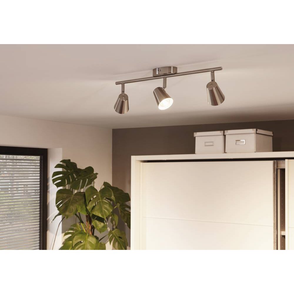 Eglo Leuchten TRAVALE Deckenleuchte LED Nickel-Matt, 3-flammig main product photo