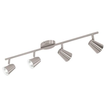 Eglo Leuchten TRAVALE Deckenleuchte LED Nickel-Matt, 4-flammig