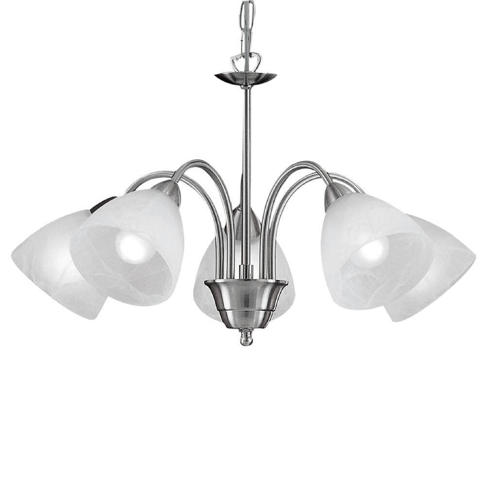 Eglo PASTO Hängeleuchte Nickel-Matt, 5-flammig main product photo