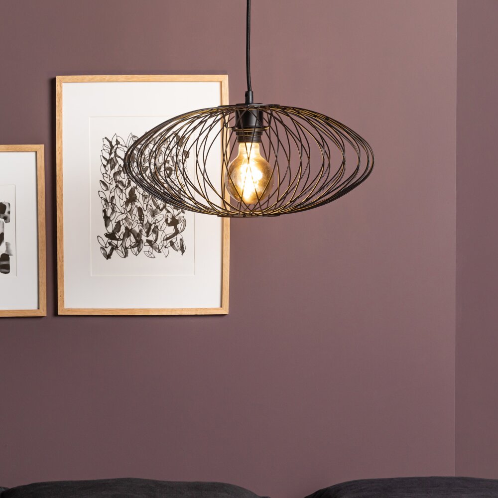 Brilliant Norden Pendelleuchte Schwarz, 1-flammig main product photo