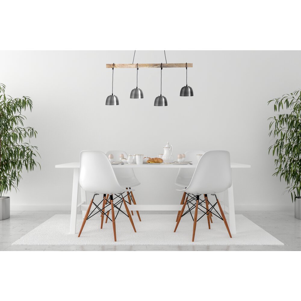 Globo HERMI Hängeleuchte Antik, Naturfarben, 4-flammig main product photo