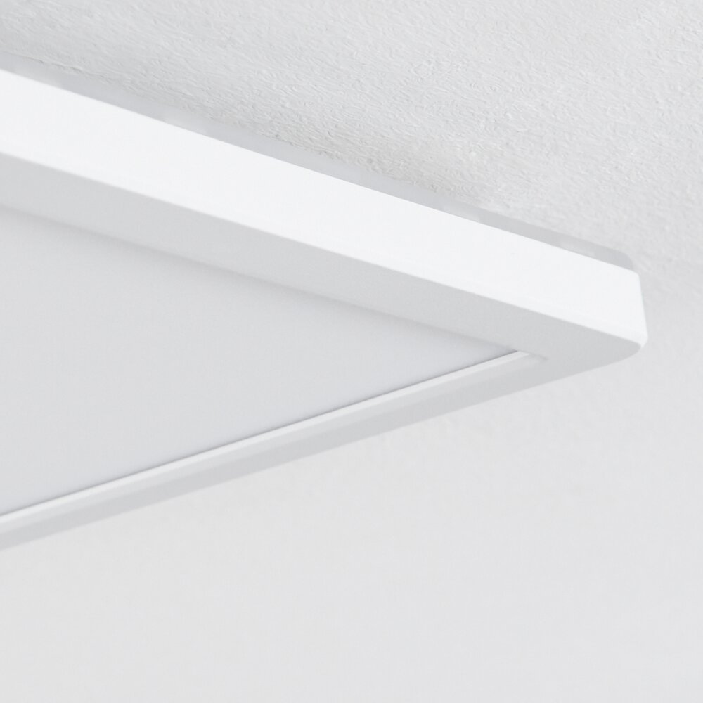 Hortinhas Deckenpanel LED Weiß, 1-flammig, Fernbedienung, Farbwechsler