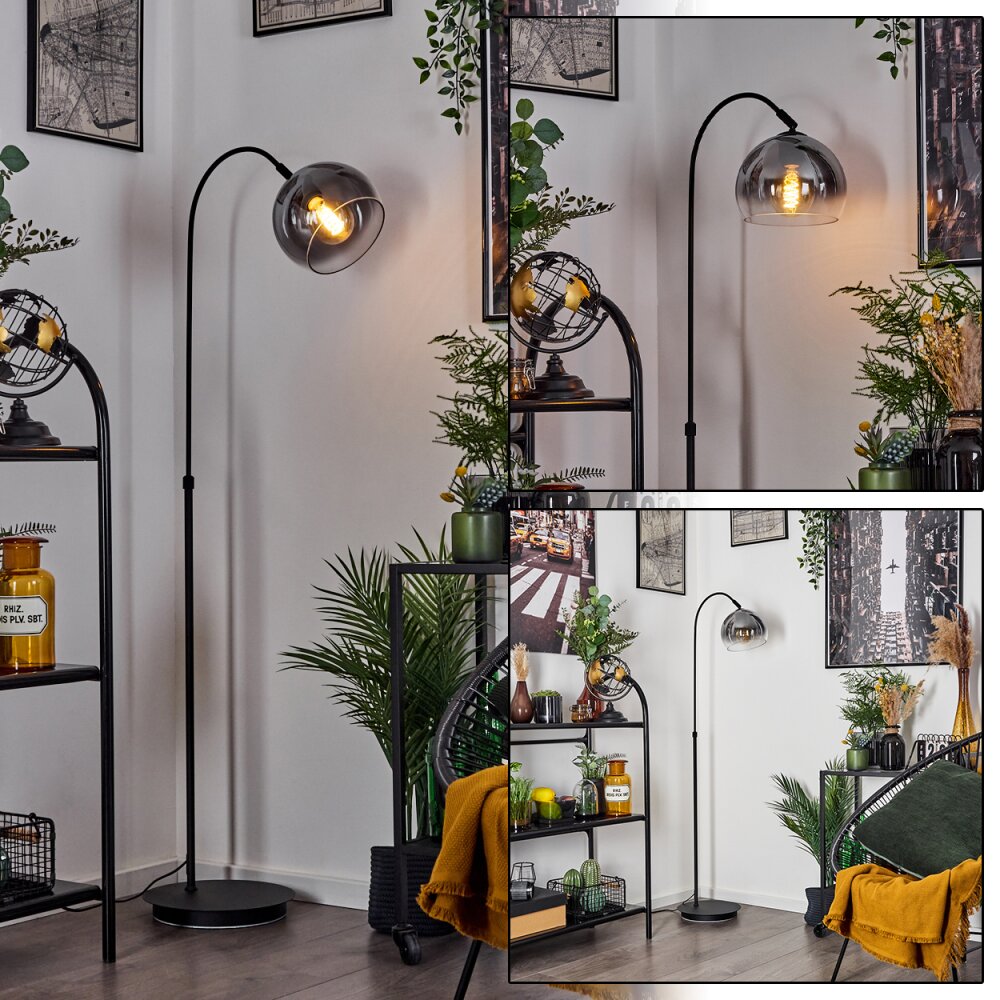 Acey Bogenleuchte Schwarz, 1-flammig main product photo