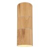 Globo STYLE Außenwandleuchte Holzoptik, 2-flammig Globo STYLE Außenwandleuchte Holzoptik, 2-flammig