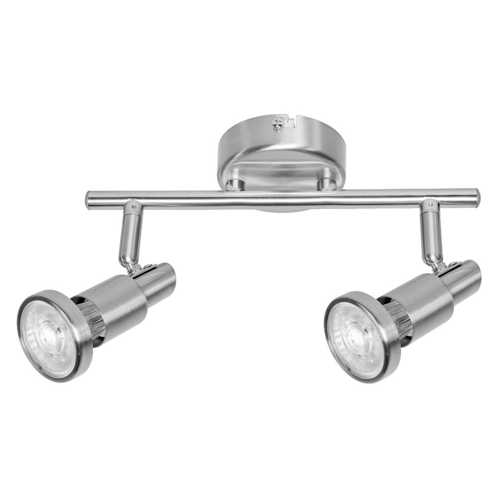 LEDVANCE SPOT Deckenleuchte Silber, 2-flammig main product photo