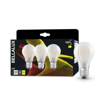 BELLALUX® CLA 3er Set LED E27 11 Watt 2700 Kelvin 1521 Lumen