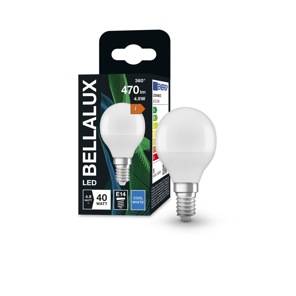 BELLALUX® LED E14 4,9 Watt 4000 Kelvin 470 Lumen main product photo