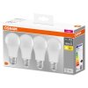 OSRAM CLASSIC A 4er Set LED E27 10 Watt 2700 Kelvin 1055 Lumen