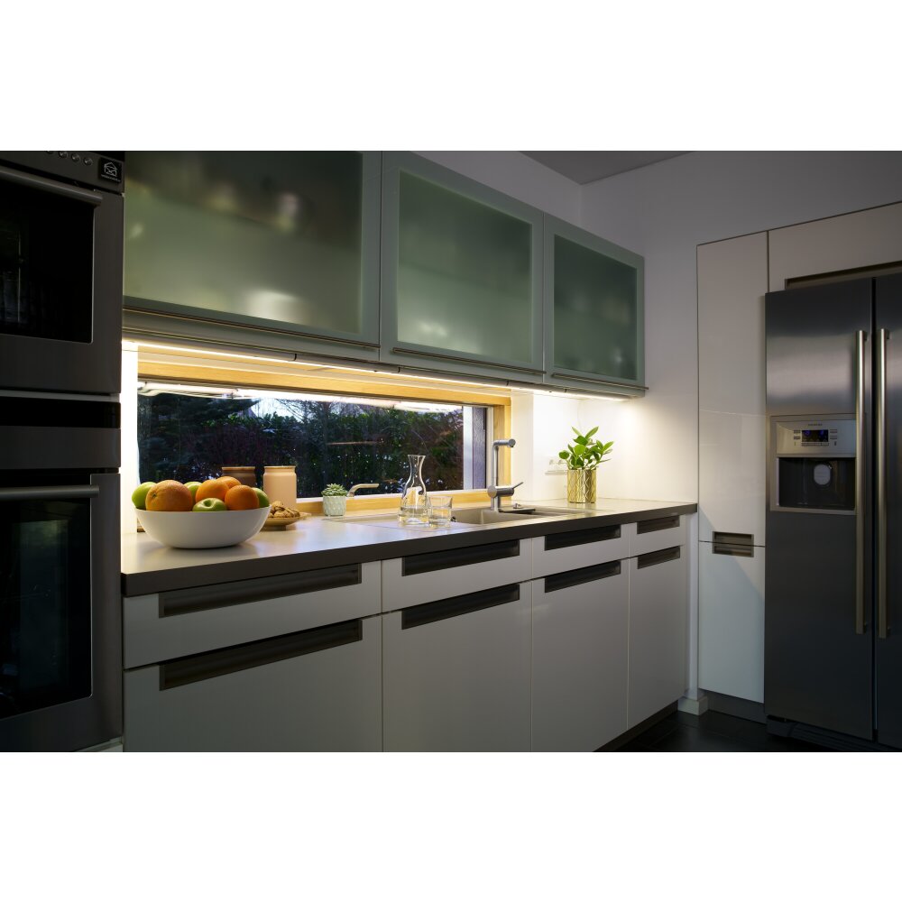 LEDVANCE Linear Unterbauleuchte Silber, 1-flammig, Bewegungsmelder main product photo