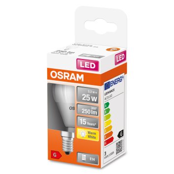 OSRAM LED STAR E14 3,3 Watt 2700 Kelvin 250 Lumen OSRAM LED STAR E14 3,3 Watt 2700 Kelvin 250 Lumen
