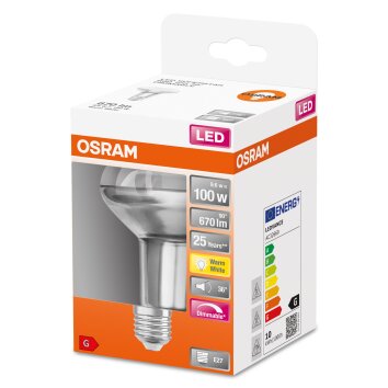 OSRAM LED SUPERSTAR E27 9,6 Watt 2700 Kelvin 670 Lumen