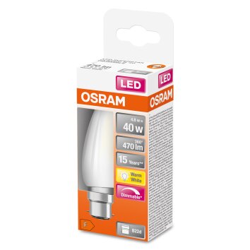 OSRAM LED Retrofit B22d 4,8 Watt 2700 Kelvin 470 Lumen