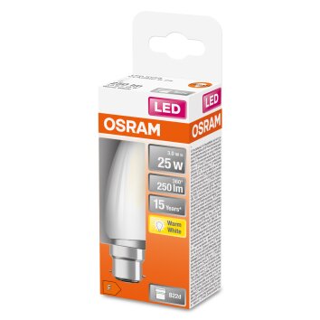 OSRAM LED Retrofit B22d 2,5 Watt 2700 Kelvin 250 Lumen