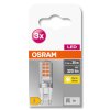 OSRAM LED BASE PIN 3er Set G9 2,6 Watt 2700 Kelvin 320 Lumen