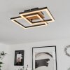 Bealo Deckenleuchte LED Braun, Holzoptik, Schwarz, 1-flammig