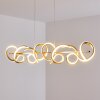 Lavaca Pendelleuchte LED Gold, 4-flammig