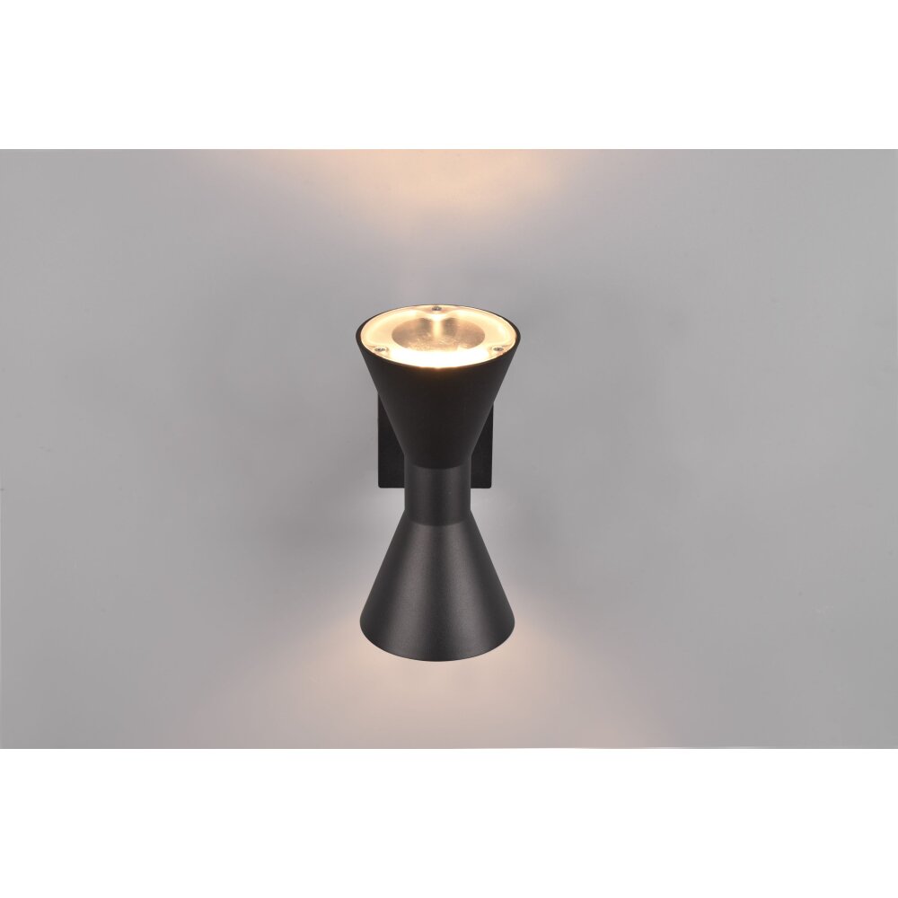 Trio Ardas Außenwandleuchte Schwarz, 2-flammig main product photo