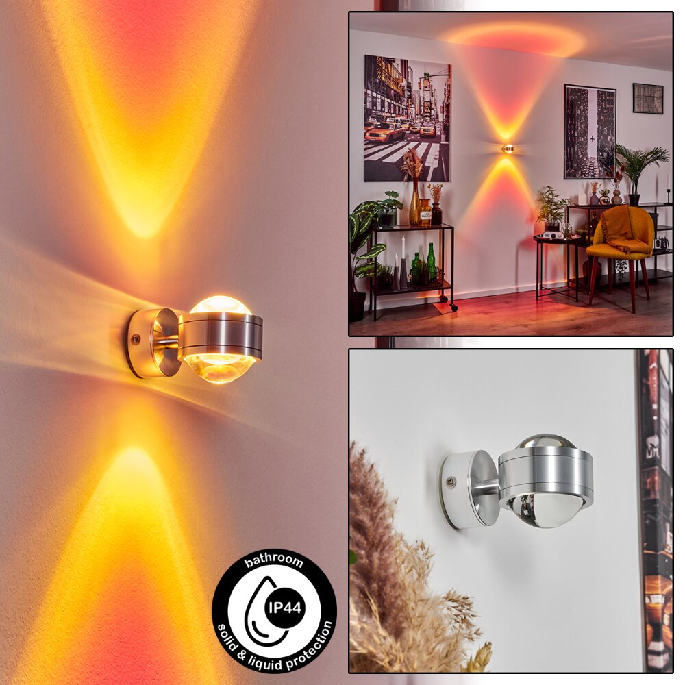 Indore Wandleuchte LED Aluminium, 2-flammig main product photo
