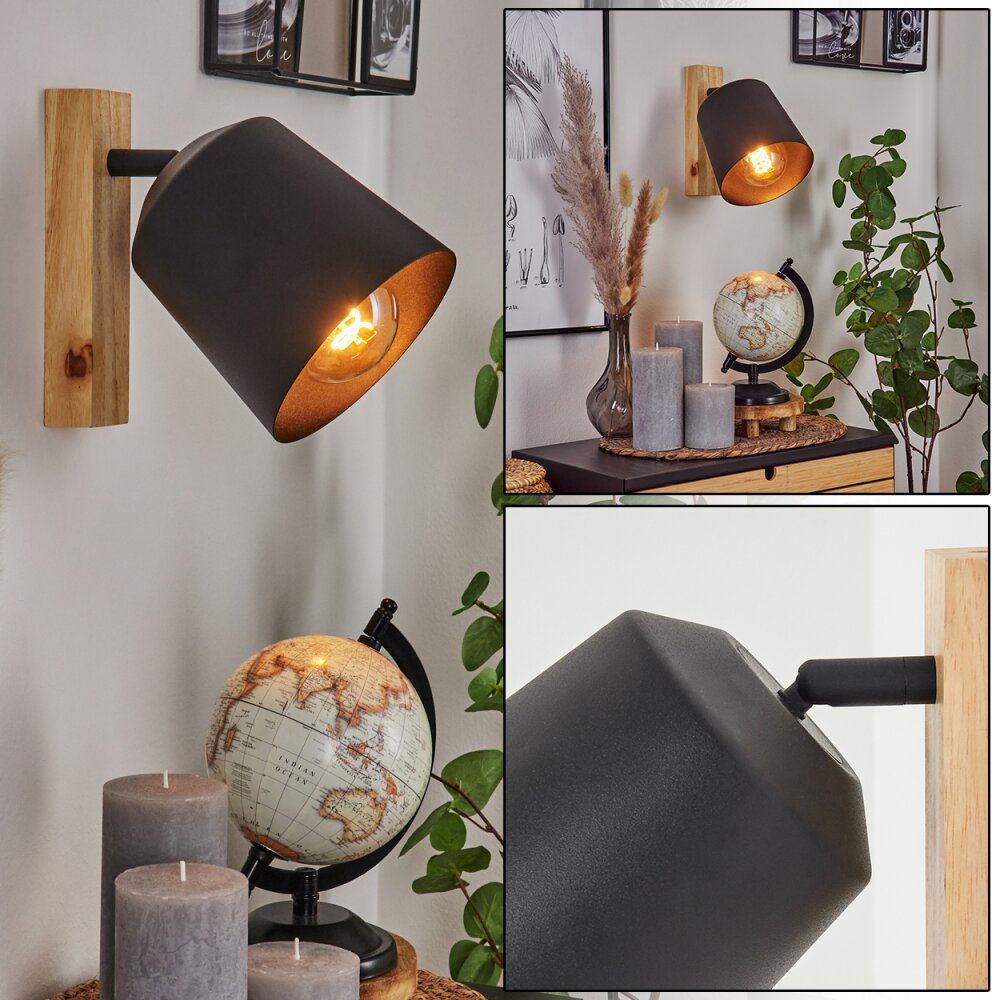 Caetanos Wandleuchte Naturfarben, 1-flammig main product photo
