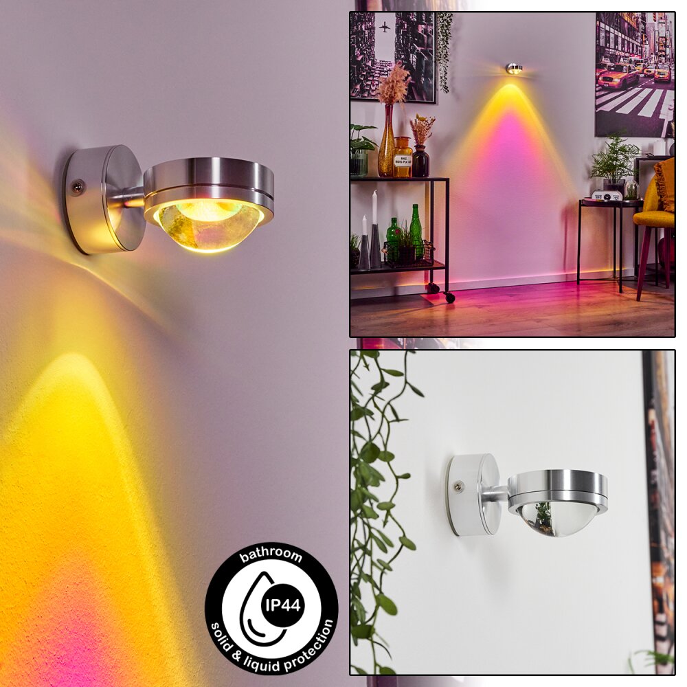 Harare Wandleuchte LED Chrom, 1-flammig main product photo