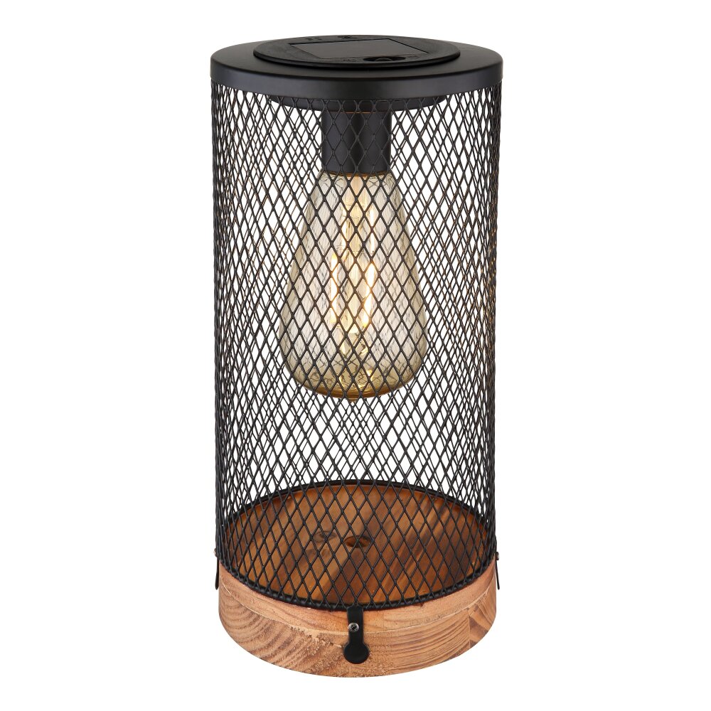 Globo SOLAR Tischleuchte LED Naturfarben, Schwarz, 1-flammig main product photo