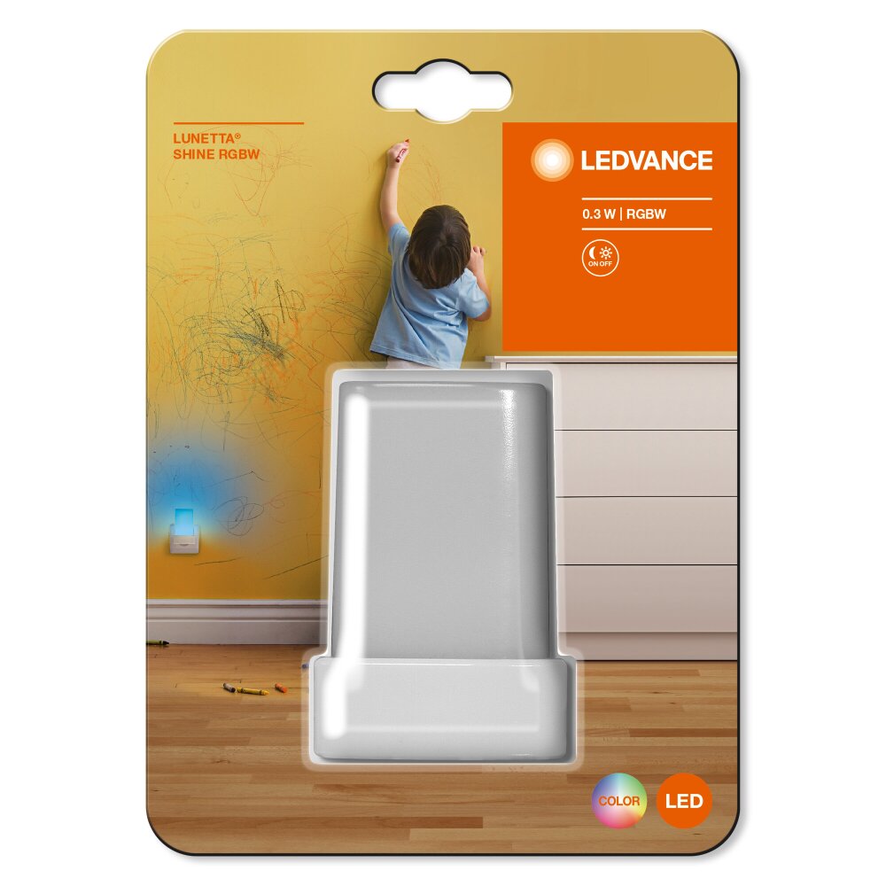 LEDVANCE LUNETTA® Nachtlicht Weiß, 1-flammig, Farbwechsler