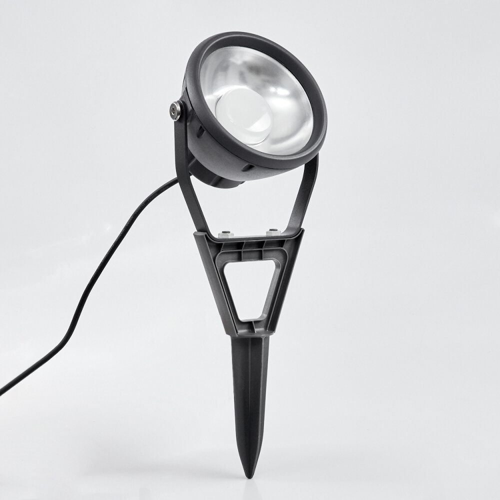 Idual Phniet Gartenstrahler LED Schwarz, 1-flammig, Fernbedienung, Farbwechsler
