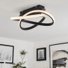 Cochato Deckenleuchte LED Schwarz, 1-flammig
