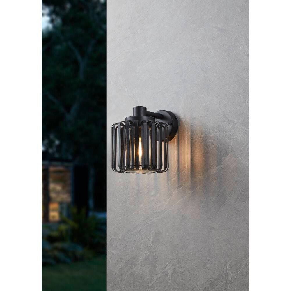 Eglo SELINUS Außenwandleuchte Schwarz, 1-flammig main product photo