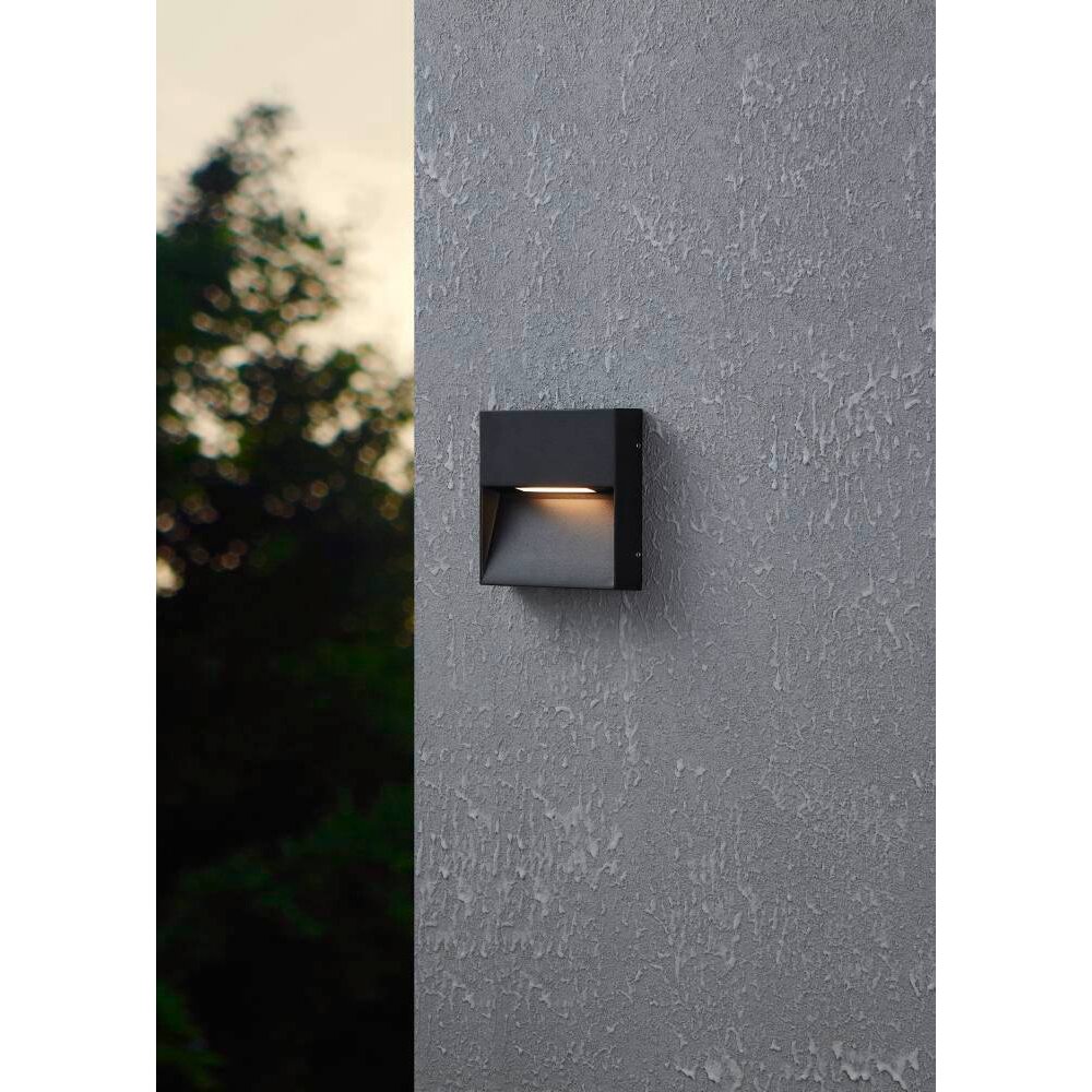 Eglo MARUGGIO Außenwandleuchte LED Schwarz, 1-flammig main product photo