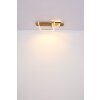 Globo VANNI Deckenleuchte LED Holzoptik, Weiß, 1-flammig