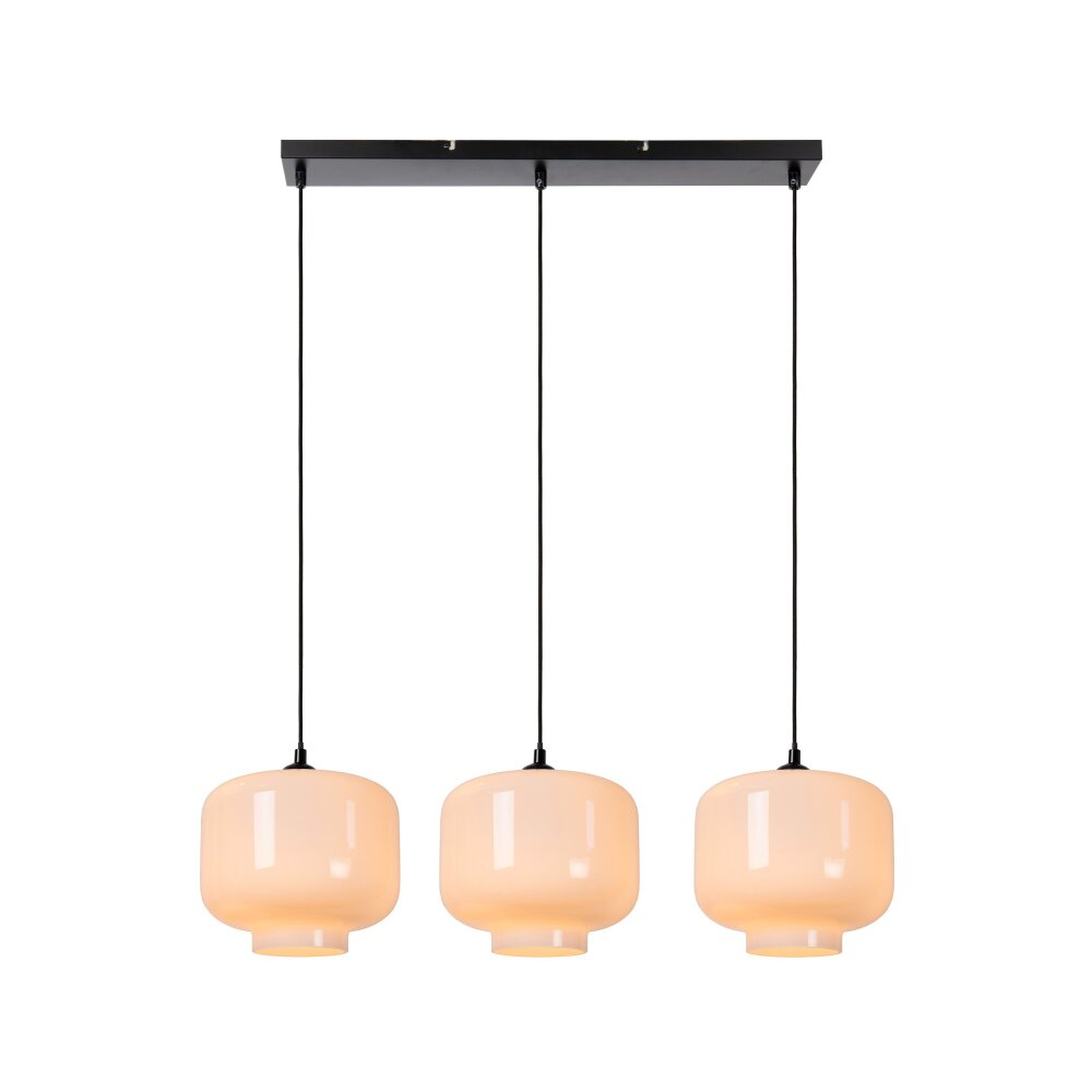 Lucide MEDINE Pendelleuchte Schwarz, 3-flammig main product photo