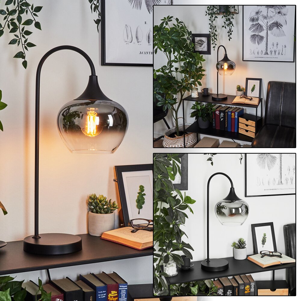 Azurara Tischleuchte Schwarz, 1-flammig main product photo