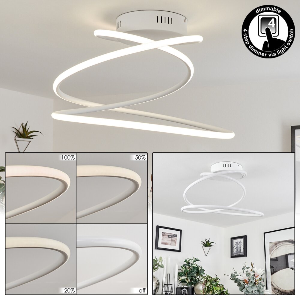 Donebas Deckenleuchte LED Weiß, 1-flammig main product photo