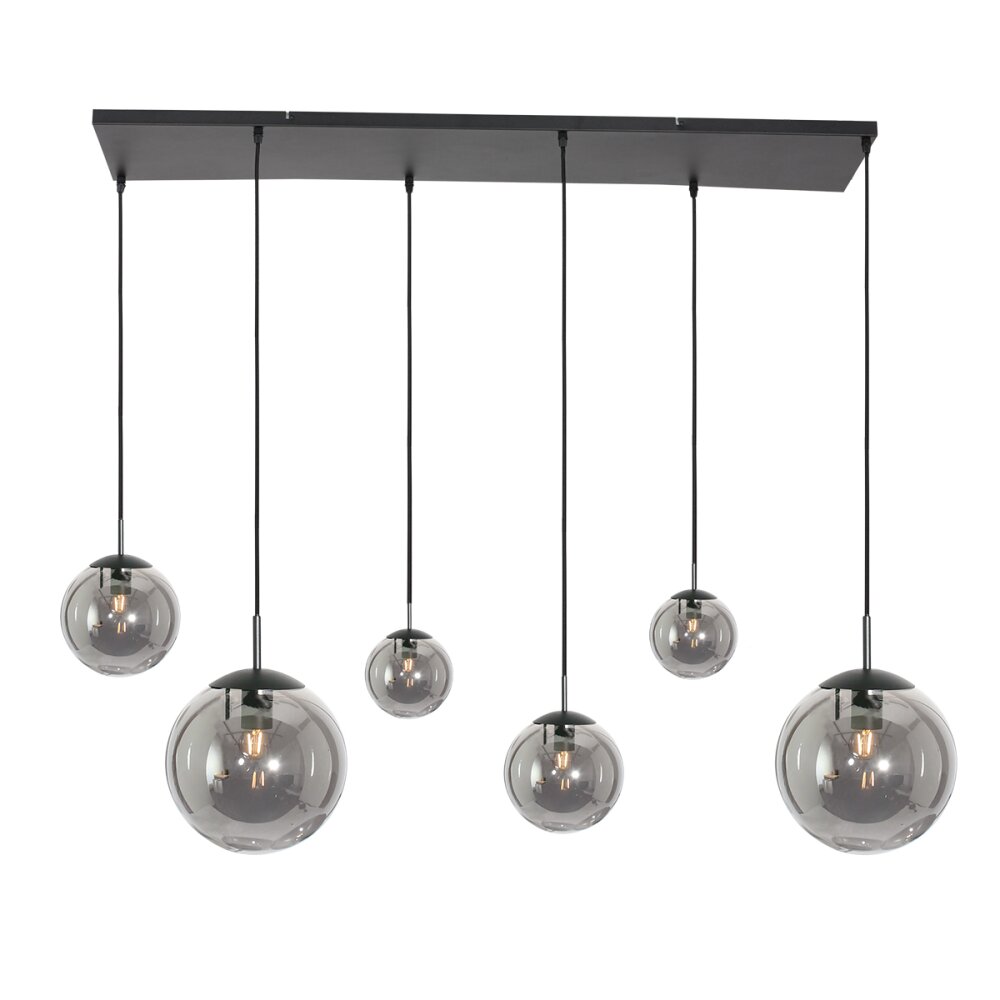 Steinhauer Bollique Pendelleuchte Schwarz, 6-flammig main product photo