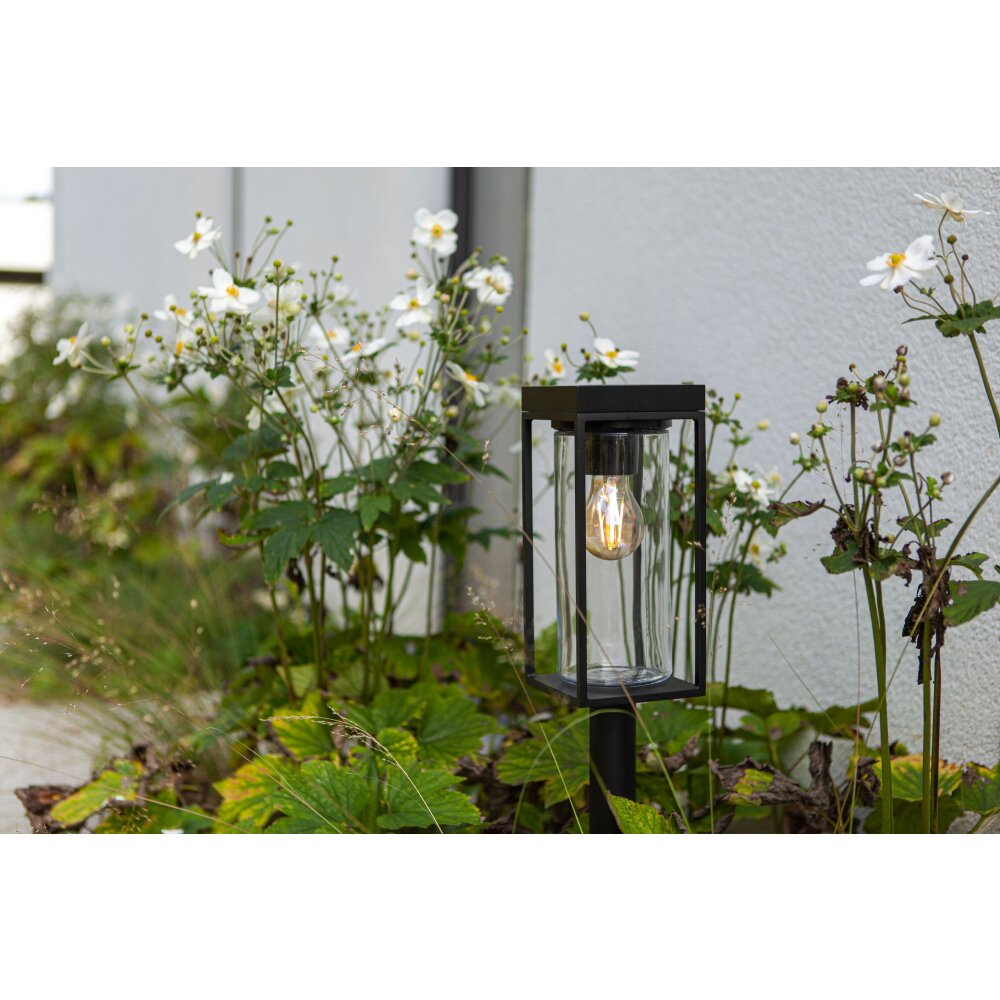 Lutec Flair Solar-Wegeleuchte LED Schwarz, 1-flammig main product photo