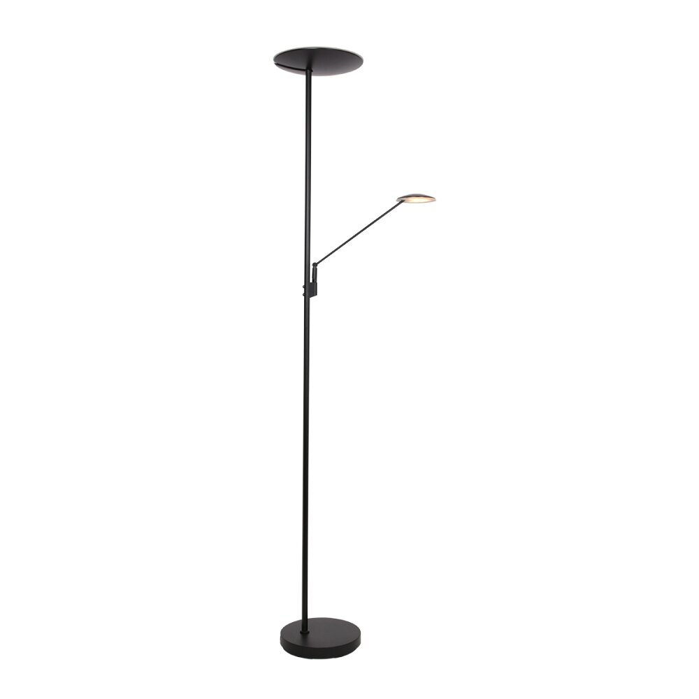 Steinhauer Daphne Deckenfluter LED Schwarz, 2-flammig