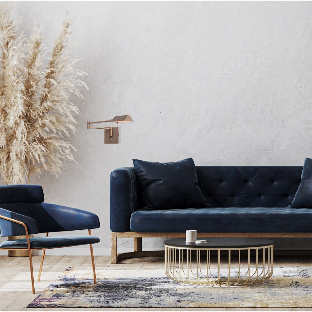 Steinhauer Retina Wandleuchte LED Bronze, 1-flammig main product photo