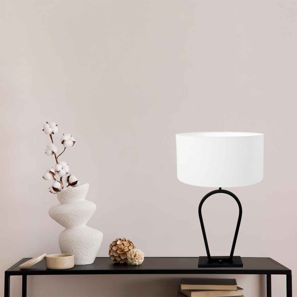 Steinhauer Stang Tischleuchte Schwarz, 1-flammig main product photo