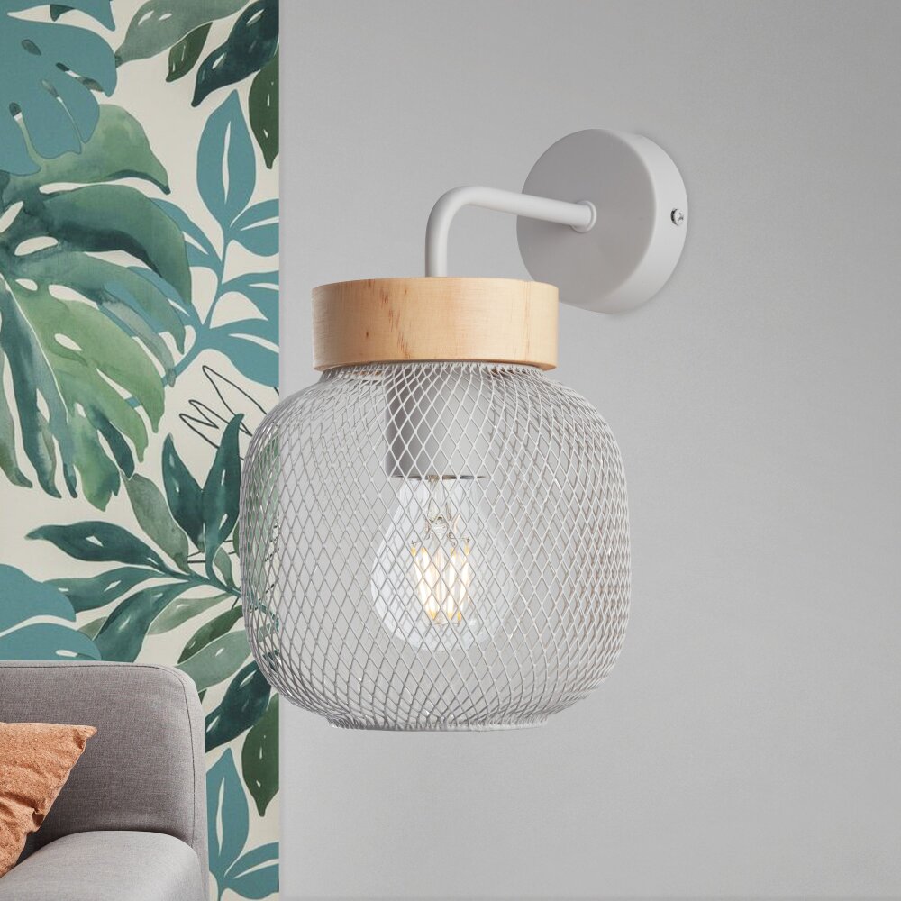 Brilliant Giada Wandleuchte Grau, 1-flammig main product photo