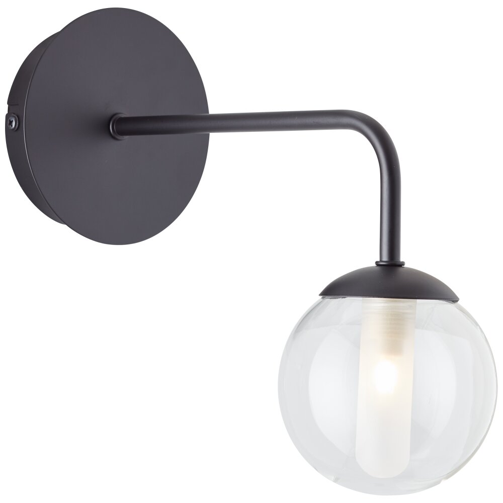 Brilliant Gitse Wandleuchte Schwarz, 1-flammig main product photo