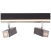 Brilliant Howle Deckenleuchte LED Aluminium, Schwarz, 2-flammig