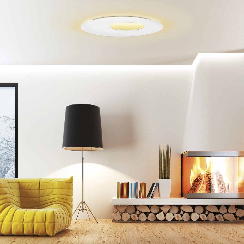 Escale BLADE OPEN Deckenleuchte LED Weiß, 1-flammig main product photo