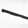 Steinhauer Bloc Pendelleuchte LED Schwarz, 7-flammig