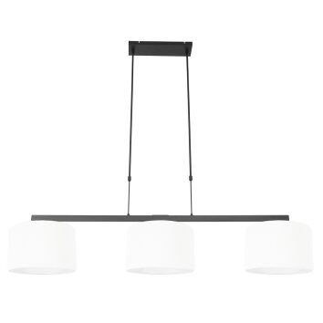 Steinhauer Stang Pendelleuchte Schwarz, 3-flammig Steinhauer Stang Pendelleuchte Schwarz, 3-flammig