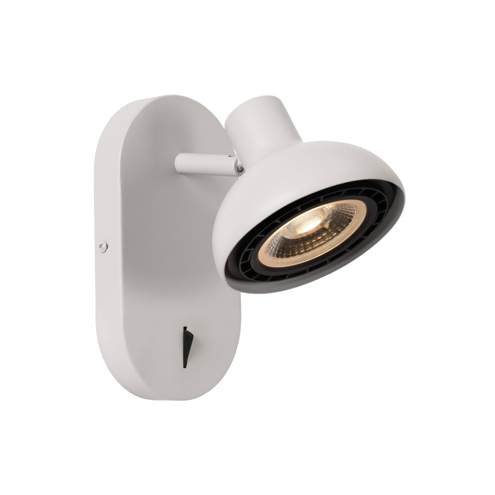 Lucide SENSAS Wandleuchte Weiß, 1-flammig main product photo