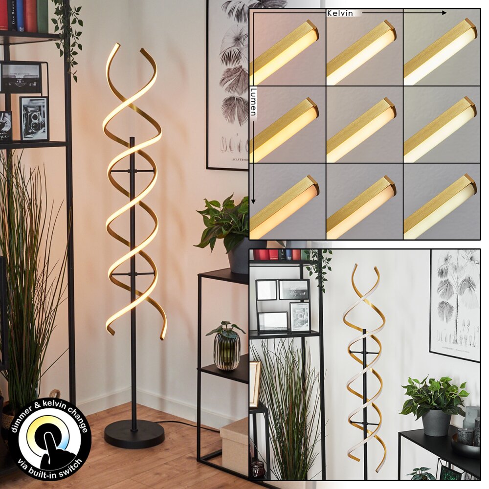 Khovet Stehleuchte LED Schwarz, 1-flammig main product photo